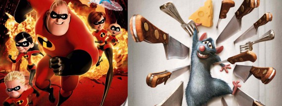 The Incredibles and Ratatouille