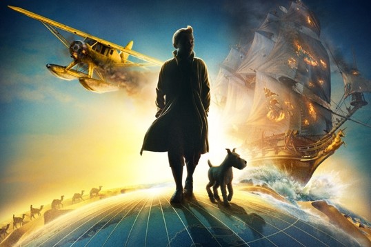 Adventures of Tintin Poster Steven Spielberg Herge Peter Jackson 2011