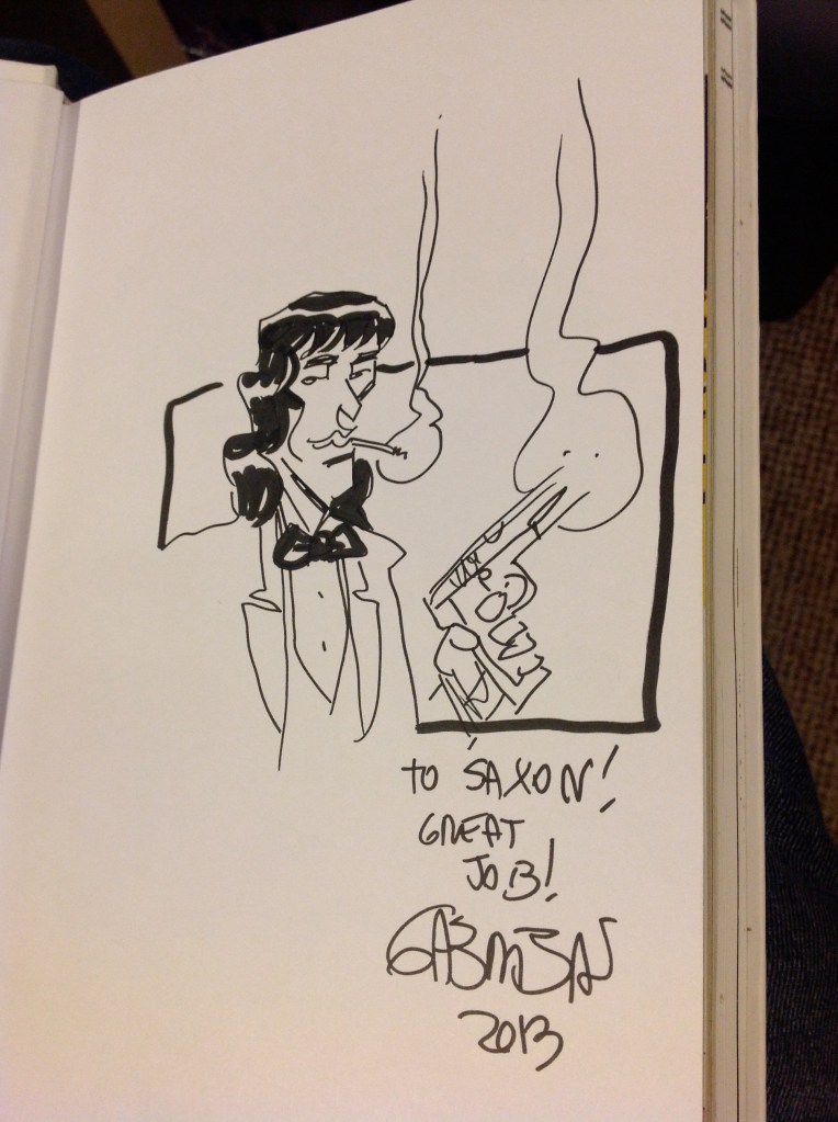 Casanova Custom Bound Edition Matt Fraction Gabriel Ba Fabio Moon - Sketch by Gabriel Ba
