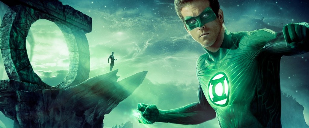 Green Lantern Ryan Reynolds Movie Poster Wondercon Teaser Footage